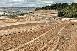 detalle de ruedas de enduro